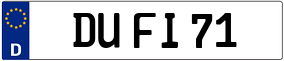Truck License Plate